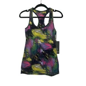 90 Degree Reflex Workout Tank Racerback Black Green Pink Women's Small NWT